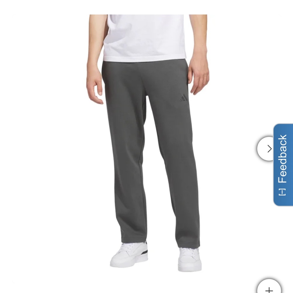 Adidas Men's Gray Sweatpants fleece